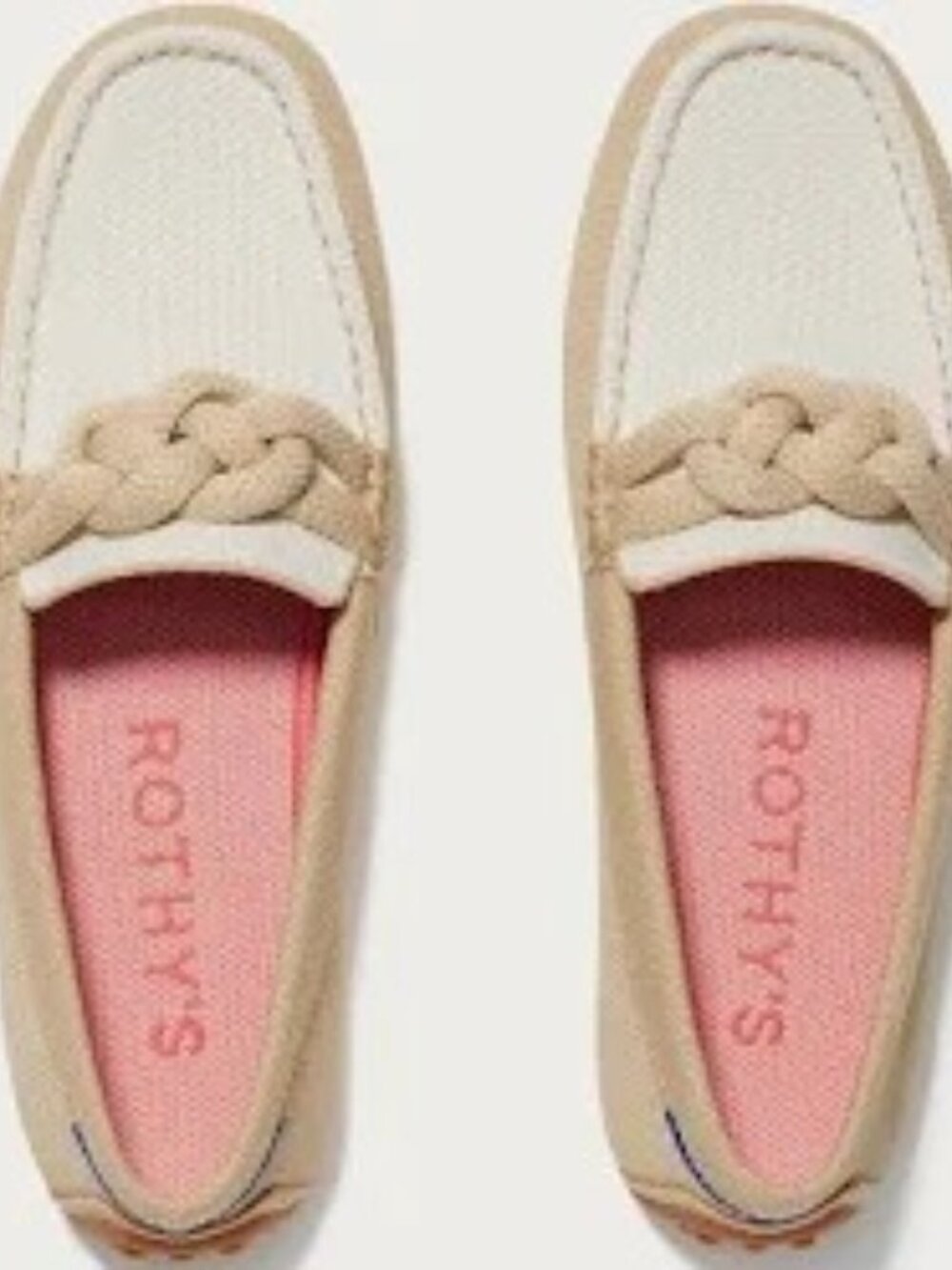 Rothy's The Braided Driver Cappuccino Size 8.5